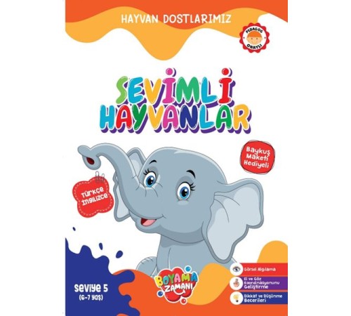 Hayvan Dostlarımız - Sevimli Hayvanlar Seviye 5 (6-7 Yaş)