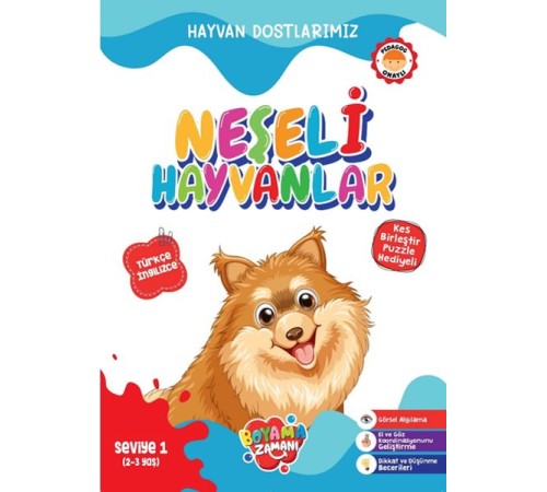 Hayvan Dostlarımız - Neşeli Hayvanlar Seviye 1 (2-3 Yaş) Hayvan Dostlarımız - Neşeli Hayvanlar Seviye 1 (2-3 Yaş)