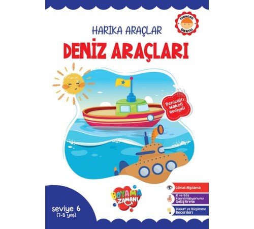 Harika Araçlar – Deniz Araçları Seviye 6 (7-8 Yaş)