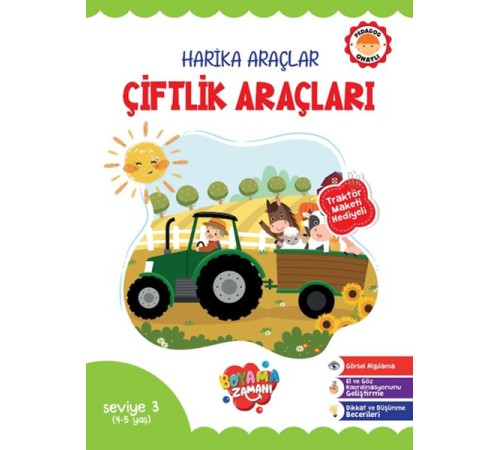 Harika Araçlar – Çiftlik Araçları Seviye 3 (4-5 Yaş) Harika Araçlar – Çiftlik Araçları Seviye 3 (4-5 Yaş)