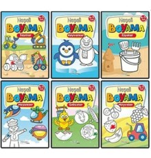 Neşeli Boyama 6 Kitap Set 4-5 Yaş