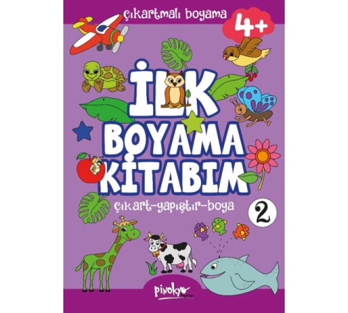 Çıkartmalı İlk Boyama Kitabım 4+ Yaş-2 Çıkartmalı İlk Boyama Kitabım 4+ Yaş-2