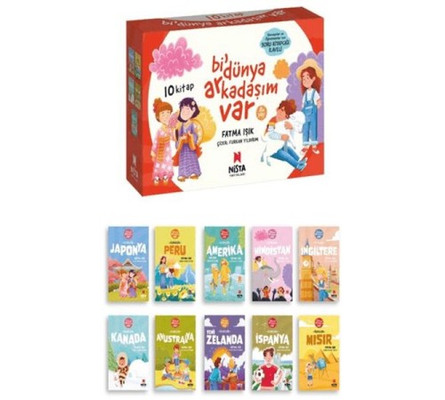 Bi’ Dünya Arkadaşım Var (10 Kitap + Soru Kitapçığı)