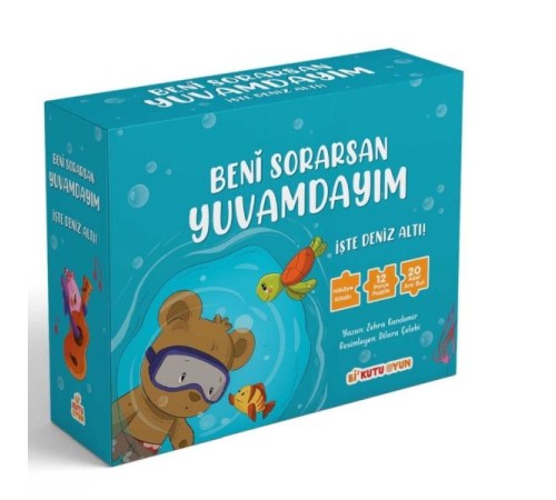 Beni Sorarsan Yuvamdayım - İşte Deniz Altı! - Kitap ve Yapboz Seti