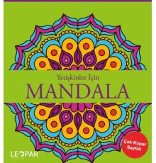Yetişkinler İçin Mandala - Yeşil