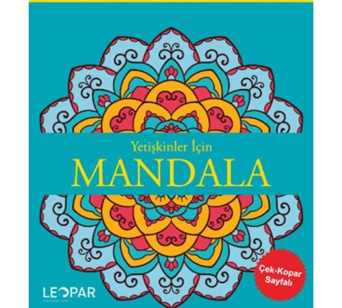 Yetişkinler İçin Mandala - Mavi