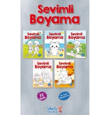 Sevimli Boyama 5 Çeşit 25’li Paket