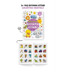 Çıkartmalı Boyama Kitabı  2 Yaş +