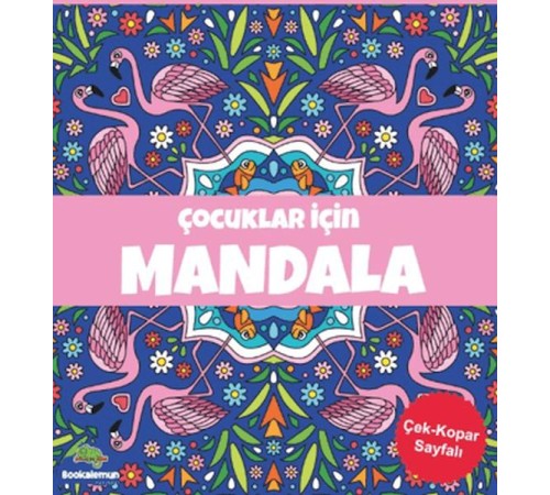 Çocuklar İçin Mandala - Lacivert