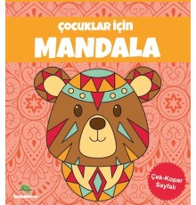 Çocuklar İçin Mandala - Turuncu