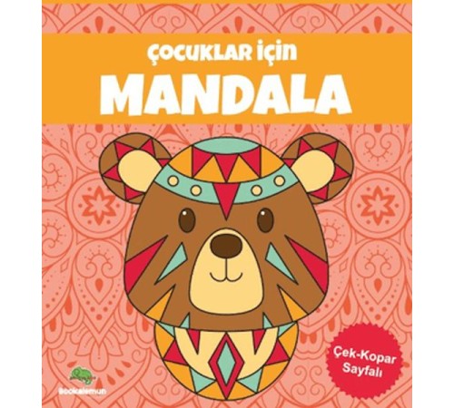 Çocuklar İçin Mandala - Turuncu