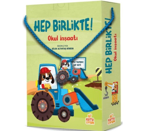 Hep Birlikte - Okul İnşaatı (Kitap ve Oyun Seti)