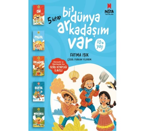 Bi' Dünya Arkadaşım Var (5 Kitap + Soru Kitapçığı)
