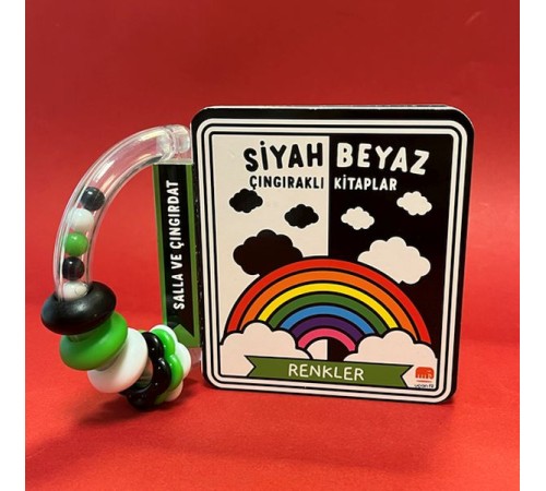 Siyah Beyaz Çıngıraklı Kitaplar Renkler