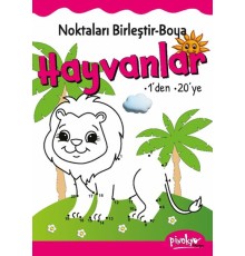 Noktaları Birleştir-Boya Hayvanlar-1’den 20’ye