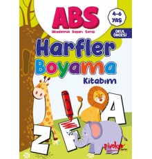 ABS 4-6 Yaş Harfler Boyama Kitabım