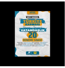 Dev kadro Vatandaşlık 20 Deneme Sınavı