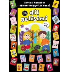 Stickerlı 3+4+5 Yaş Dil Gelişimi