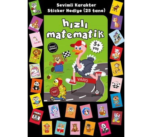 Stickerlı 5+ Yaş Hızlı Matematik Stickerlı 5+ Yaş Hızlı Matematik