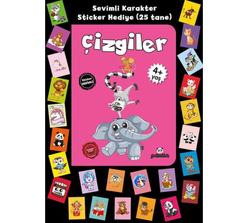 Stickerlı 4+ Yaş Çizgiler