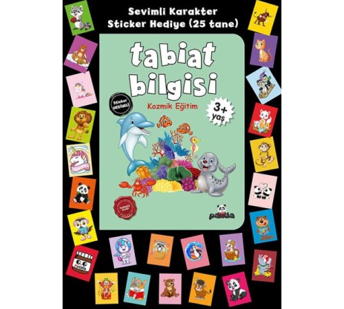 Stickerlı 3+ Yaş Tabiat Bilgisi (Kozmik Eğitim) Stickerlı 3+ Yaş Tabiat Bilgisi (Kozmik Eğitim)