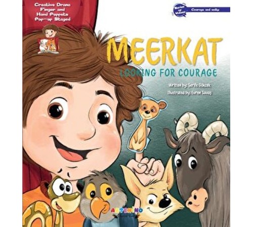 Meerkat Looking For Courage Creative Drama Finger and Hand Puppets Pop-up Staged Meerkat Looking For Courage Creative Drama Finger and Hand Puppets Pop-up Staged
