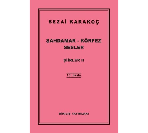 Şiirler 2 - Şahdamar - Körfez - Sesler