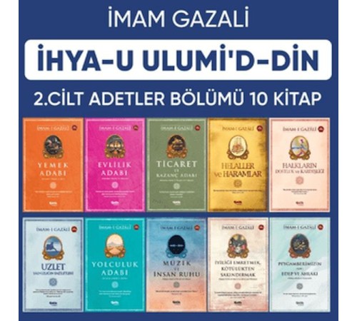 İhyau Ulumiddin 2. Cilt (Adetler Bölümü 10 Kitap)