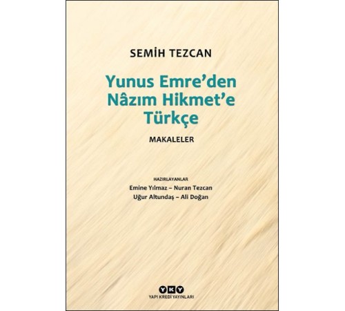 Yunus Emre’den Nâzım Hikmet’e Türkçe Makaleler