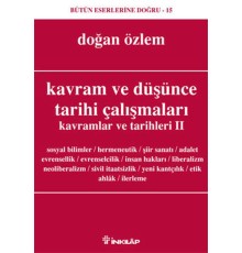 Kavram ve Düşünce Tarihi Çalışmaları Kavramlar ve Tarihleri 2