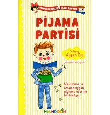 Kırmızı Kurdele Mavi Papyon 2 Pijama Partisi
