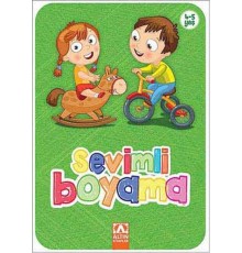 Sevimli Boyama - Yeşil
