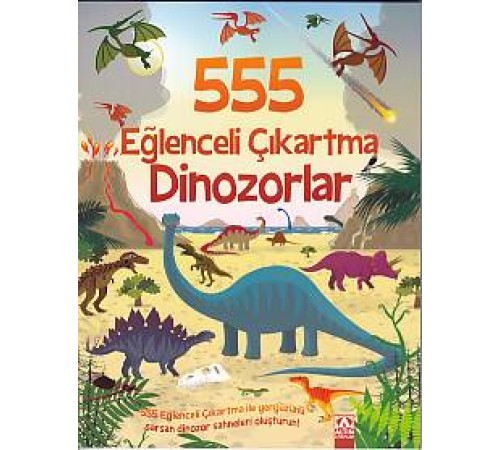 555 Eğlenceli Çıkartma - Dinozorlar