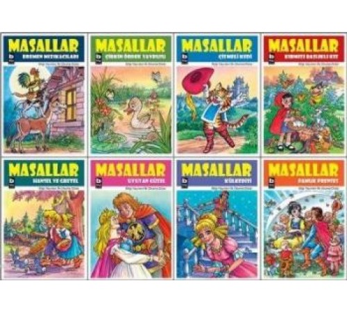 İlk Okuma Dizisi Masallar (8 Kitap)