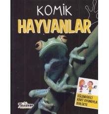 Komik Hayvanlar - Eğlendirici Kart Oyunuyla Birlikte