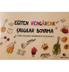 Eğiten Rengarenk Çalgılar Boyama