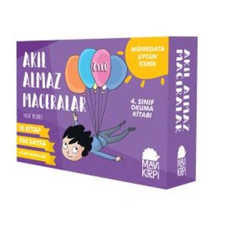 Akıl Almaz Maceralar 4. Sınıf Seti (10 Kitap)