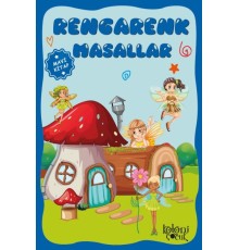 Çocuklar için Hayal ve Odak Geliştirici Rengarenk Masallar Mavi Kitap