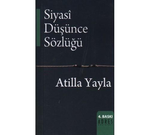 Siyasi Düşünce Sözlüğü