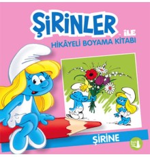 Şirinler İle Hikaye Boyama Kitabı - Şirine