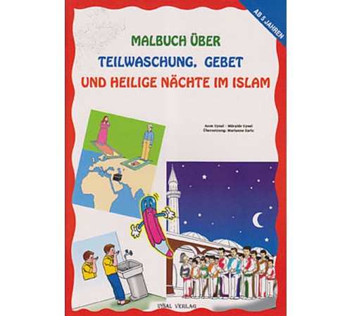 Malbuch Über Teilwaschung Gebet Und Heilige Nachte Im Islam