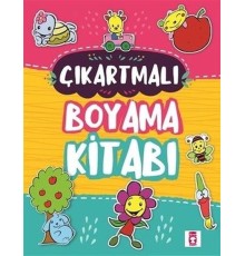Çıkartmalı Boyama Kitabı (Sticker Hediyeli)