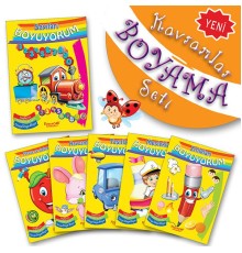Kavramlar Boyama Seti (6 Kitap Takım)