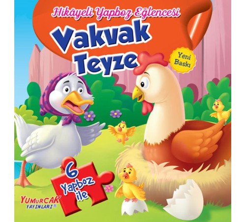 Vakvak Teyze - Hikayeli Yapboz Eğlencesi (6 Yapboz İle)