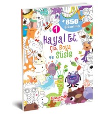 Hayal Et-Çiz-Boya-Süsle 850 Çıkartma -1