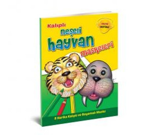 Kalıplı Neşeli Hayvan Maskeleri Kalıplı Neşeli Hayvan Maskeleri