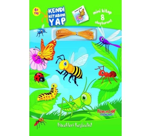 Kendi Kitabını Yap - Böcekleri Keşfedin 4+ Yaş