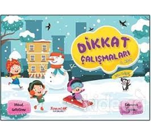 Dikkat Çalışmaları 4. Kitap (Kalem Hediyeli)