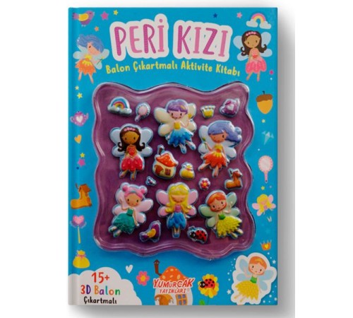 Peri Kızı Balon Çıkartmalı Aktivite Kitabı
