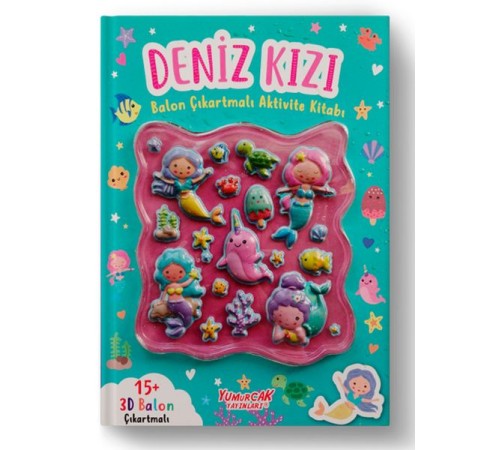Deniz Kızı Balon Çıkartmalı Aktivite Kitabı